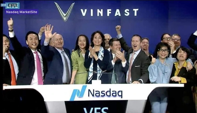 VinFast正式在美国纳斯达克全球精选市场上市 ảnh 1