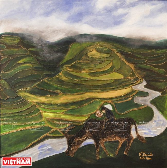 N.R.Deniale 画家作品中的越南 ảnh 8 N.R.Deniale 画家作品中的越南 ảnh 8
