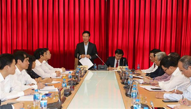 越共中央宣教部部长访问部分新闻媒体机构 ảnh 2