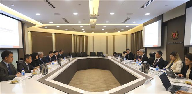 阮志咏上将出席越新国防部副部长级政策对话 ảnh 1 阮志咏上将出席越新国防部副部长级政策对话 ảnh 1