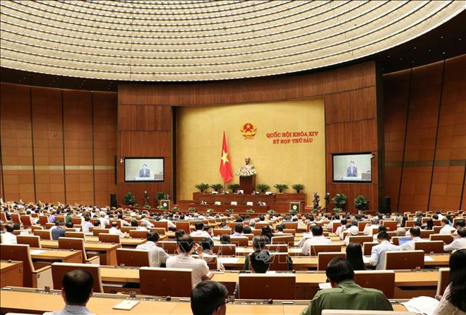 第十四届国会第六次会议表决《国家机密保密法》并对两项法律草案提出意见 ảnh 1 第十四届国会第六次会议表决《国家机密保密法》并对两项法律草案提出意见 ảnh 1