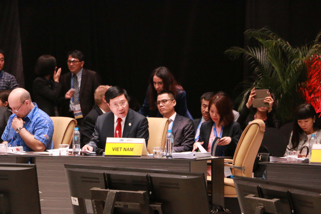 越南政府副总理兼外长范平明出席APEC外交和贸易部长级会议 ảnh 1 越南政府副总理兼外长范平明出席APEC外交和贸易部长级会议 ảnh 1