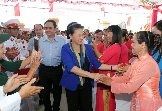 越南国会主席阮氏金银访问太平省 ảnh 2 越南国会主席阮氏金银访问太平省 ảnh 2