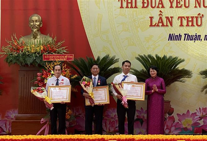 国家副主席邓氏玉盛：宁顺省应扩展爱国竞赛运动 ảnh 2