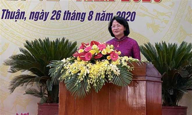 国家副主席邓氏玉盛：宁顺省应扩展爱国竞赛运动 ảnh 1