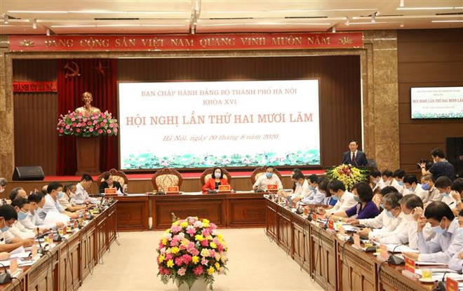 越共河内市第十六届委员会第25次会议召开 ảnh 1 越共河内市第十六届委员会第25次会议召开 ảnh 1