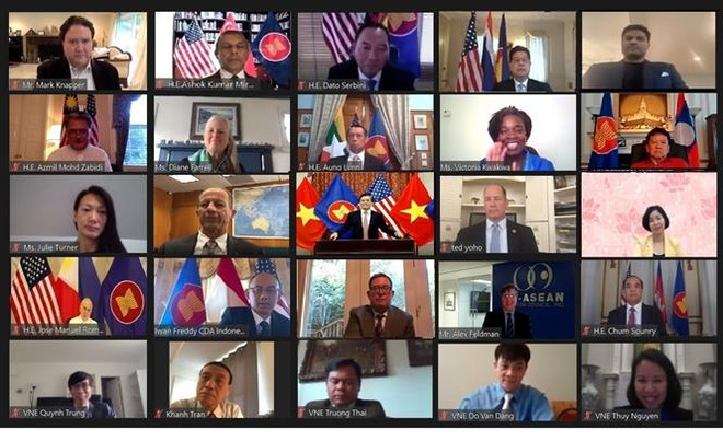 东盟成立53周年纪念仪式在美国举行 ảnh 1