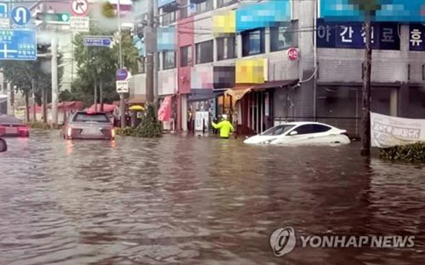 越南领导就暴雨灾害向韩国领导致慰问电 ảnh 1 越南领导就暴雨灾害向韩国领导致慰问电 ảnh 1