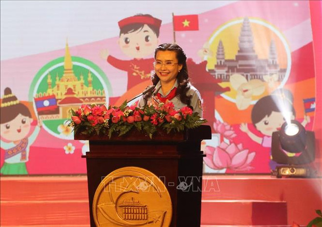进一步加强柬老越三国儿童的团结友谊 ảnh 2 进一步加强柬老越三国儿童的团结友谊 ảnh 2