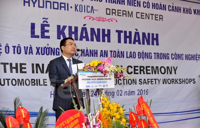 由韩国现代汽车集团赞助的工业建筑安全与汽车技术工厂正式建成竣工 ảnh 1 由韩国现代汽车集团赞助的工业建筑安全与汽车技术工厂正式建成竣工 ảnh 1