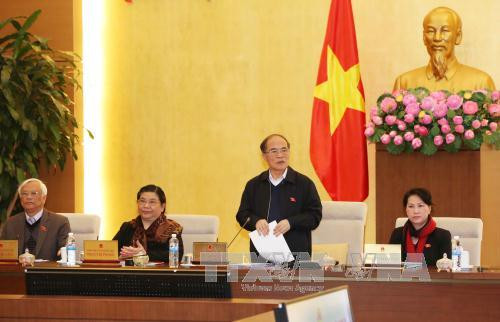 越南第十三届国会常务委员会第四十五次会议发表公报 ảnh 1