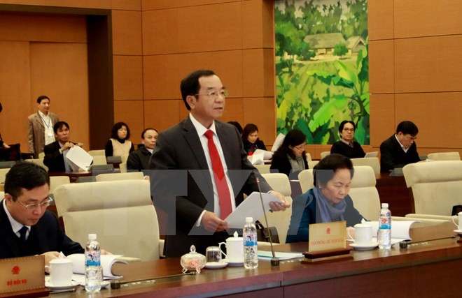 越南国会常委会就国家主席2011~2016年任期工作总结报告草案提出意见 ảnh 1 越南国会常委会就国家主席2011~2016年任期工作总结报告草案提出意见 ảnh 1