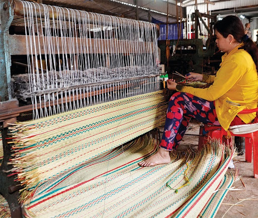 怀仁村的凉席编织业闻名远近 ảnh 1 怀仁村的凉席编织业闻名远近 ảnh 1