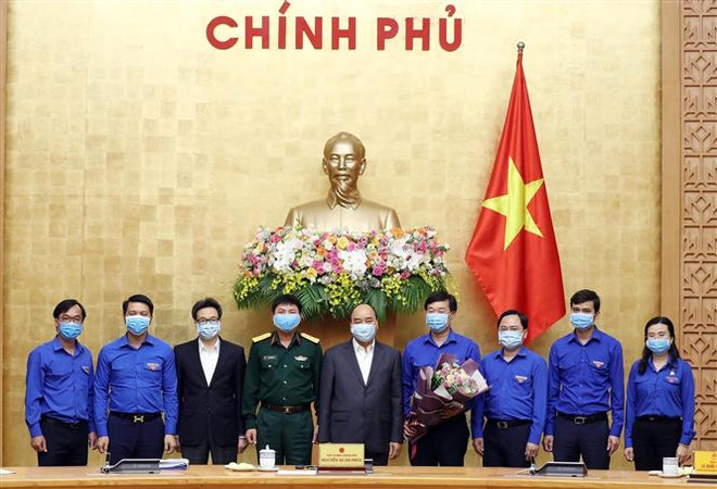 阮春福总理:大力调动青年团员参与新冠肺炎防控工作力度 ảnh 1 阮春福总理:大力调动青年团员参与新冠肺炎防控工作力度 ảnh 1