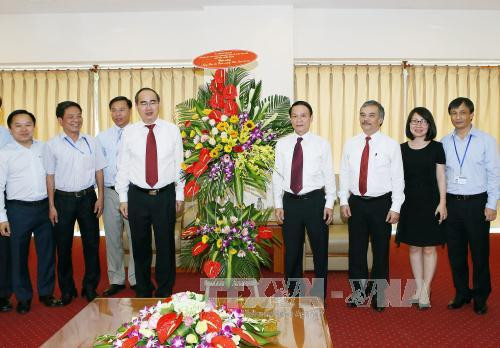 越南革命新闻日91周年:阮善仁向越通社等国家媒体机构从业人员致以节日祝福 ảnh 1 越南革命新闻日91周年:阮善仁向越通社等国家媒体机构从业人员致以节日祝福 ảnh 1