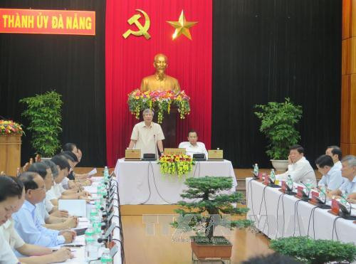 越共中央检查委员会主任陈国旺赴岘港市调研 ảnh 1 越共中央检查委员会主任陈国旺赴岘港市调研 ảnh 1