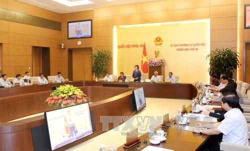 越南第十三届国会常务委员会第四十九次会议今日闭幕 ảnh 1