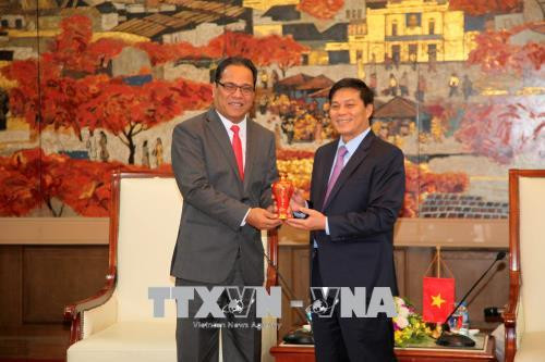 越南海防市与密克罗尼西亚希望就海洋经济领域进行合作 ảnh 1