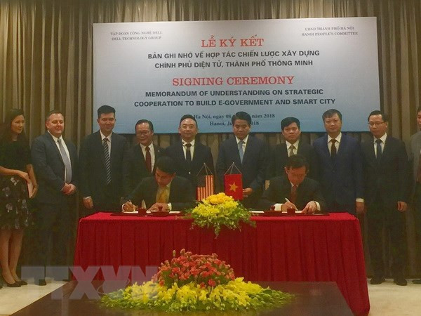 河内市与戴尔科技集团合作建设电子政府和智慧城市 ảnh 1