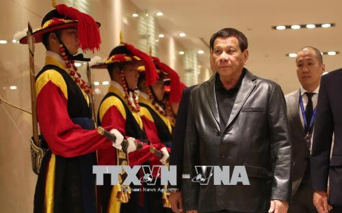 菲律宾总统访韩 促进两国防务安全关系 ảnh 1 菲律宾总统访韩 促进两国防务安全关系 ảnh 1