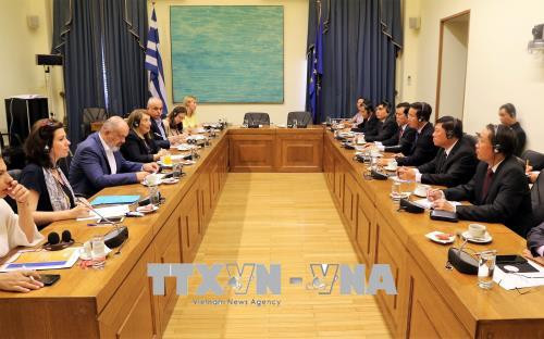 越南共产党代表团对希腊进行工作访问 ảnh 2 越南共产党代表团对希腊进行工作访问 ảnh 2