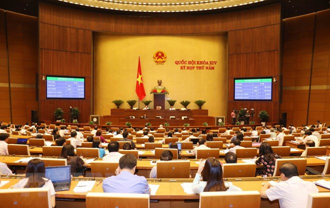 第十四届国会第五次会议:表决通过《国防法修正案》草案 ảnh 1 第十四届国会第五次会议:表决通过《国防法修正案》草案 ảnh 1