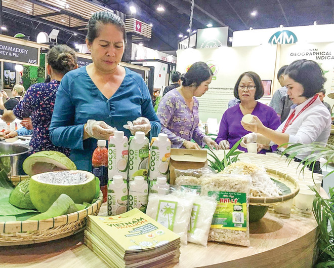 2018年Thaifex: 主题为“有机和天然之村”的越南展位吸引参观者的眼球 ảnh 1 2018年Thaifex: 主题为“有机和天然之村”的越南展位吸引参观者的眼球 ảnh 1