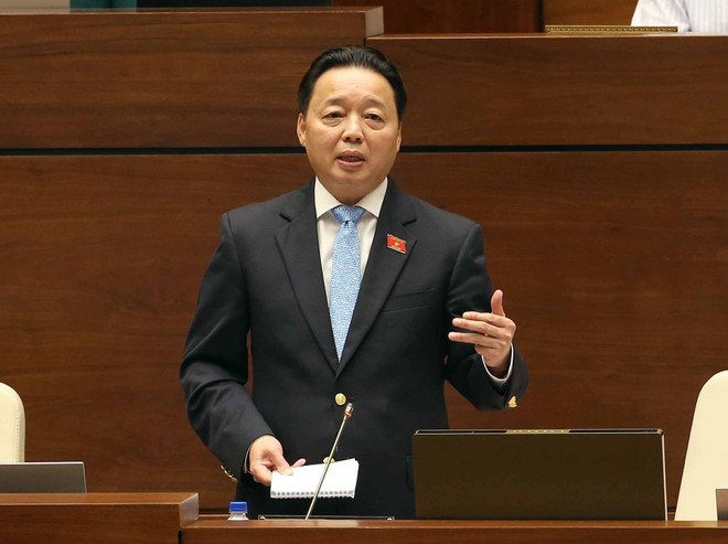 第十四届国会第五次会议:自然资源与环境部和劳动荣军社会部两部部长接受国会代表质询 ảnh 1 第十四届国会第五次会议:自然资源与环境部和劳动荣军社会部两部部长接受国会代表质询 ảnh 1