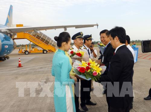 芹苴至岘港新航线开航 ảnh 1 芹苴至岘港新航线开航 ảnh 1