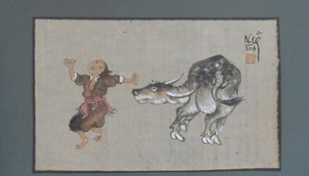 越韩两国人民“文化对接”画展在河内开展 ảnh 1 越韩两国人民“文化对接”画展在河内开展 ảnh 1