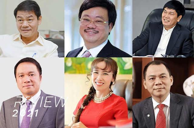 越南7名企业家荣登《2022年福布斯全球亿万富豪榜》 ảnh 1 越南7名企业家荣登《2022年福布斯全球亿万富豪榜》 ảnh 1