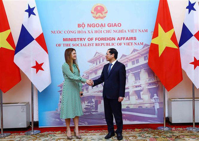 越南与巴拿马两国外交部长举行会谈 ảnh 1 越南与巴拿马两国外交部长举行会谈 ảnh 1