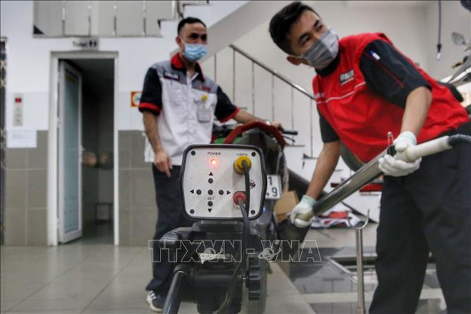 河内将分阶段控制摩托尾气车排放量 ảnh 1