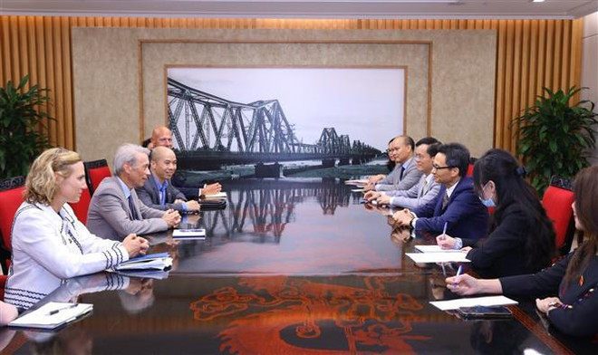 越南政府副总理武德儋会见美国参议长高级顾问芮塞尔 ảnh 1 越南政府副总理武德儋会见美国参议长高级顾问芮塞尔 ảnh 1