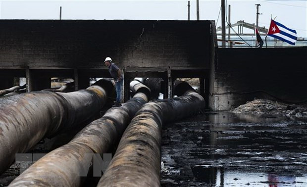 越南企业助力古巴克服火灾后果 ảnh 1