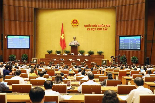 越南第十四届国会第七次会议公报(第十四号) ảnh 1 越南第十四届国会第七次会议公报(第十四号) ảnh 1