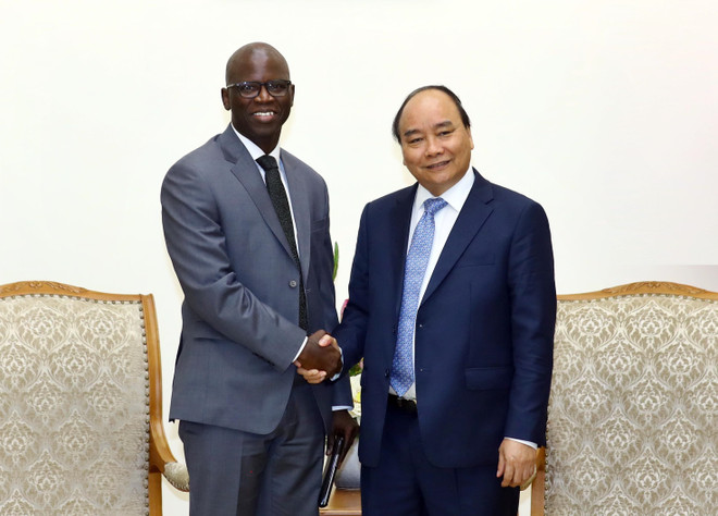 阮春福总理会见世行驻越首席代表奥斯曼·迪奥 ảnh 1 阮春福总理会见世行驻越首席代表奥斯曼·迪奥 ảnh 1