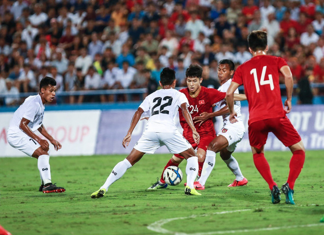 越南U23球队与缅甸U23球队国际足球友谊赛:越南2:0取胜缅甸 ảnh 2