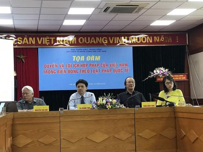 越南在东海根据国际法享有的合法权益座谈会举行 ảnh 1 越南在东海根据国际法享有的合法权益座谈会举行 ảnh 1