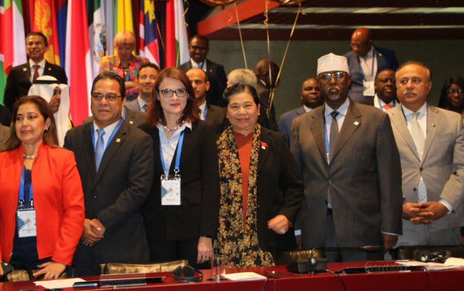 越南国会常务副主席丛氏放在第141届各国会议联盟大会上发表重要讲话 ảnh 2