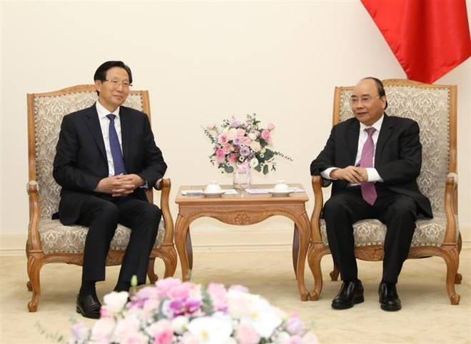 越南政府总理阮春福会见中国农业农村部部长韩长赋 ảnh 1