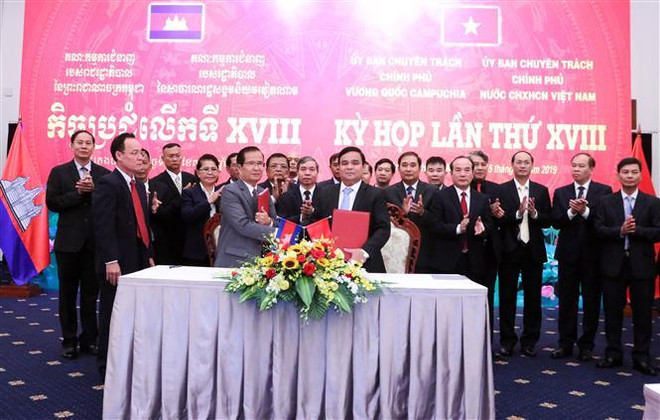 越南与柬埔寨政府专责委员会第十八次会议召开 ảnh 1  越南与柬埔寨政府专责委员会第十八次会议召开 ảnh 1