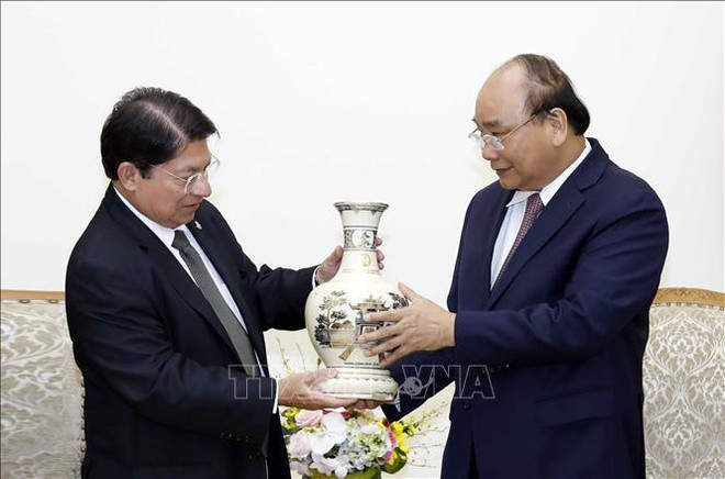 政府总理阮春福会见尼加拉瓜外长丹尼斯·孟卡达 ảnh 1 政府总理阮春福会见尼加拉瓜外长丹尼斯·孟卡达 ảnh 1