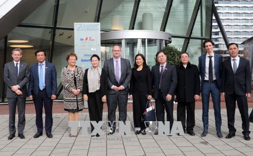 国会主席阮氏金银参观访问荷兰机场咨询公司 ảnh 1