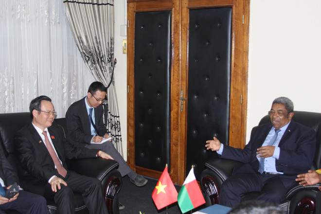 越南国会高级代表团开始对马达加斯加共和国进行访问 ảnh 1 越南国会高级代表团开始对马达加斯加共和国进行访问 ảnh 1