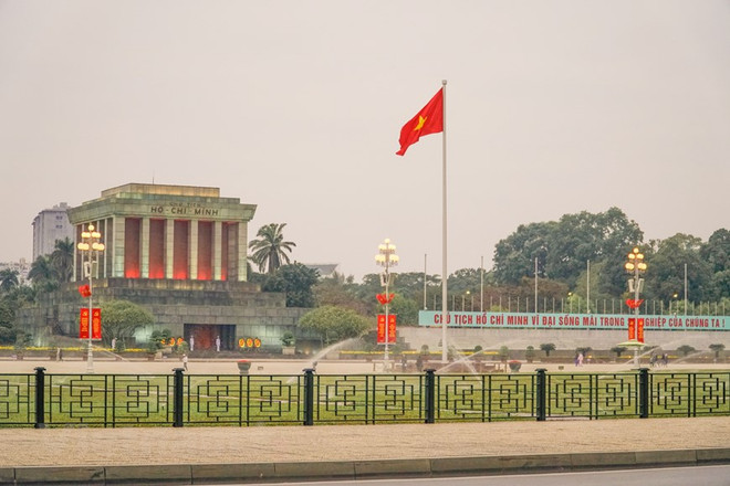 组图:首都河内街道装灯结彩,喜迎越共十三大 ảnh 16 组图:首都河内街道装灯结彩,喜迎越共十三大 ảnh 16