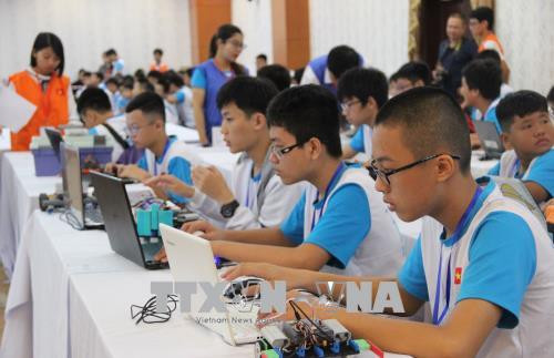 近150名优秀学生参加2018年越南机器人大赛 ảnh 1