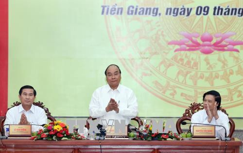 政府总理阮春福:前江省力应在高科技农业等5大支柱上实现发展 ảnh 2 政府总理阮春福:前江省力应在高科技农业等5大支柱上实现发展 ảnh 2