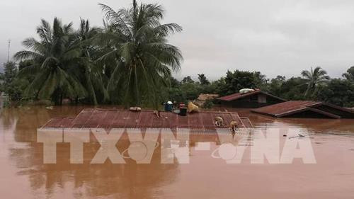 老挝水电站溃坝事故：老挝政府暂停全国所有水电站项目 ảnh 1