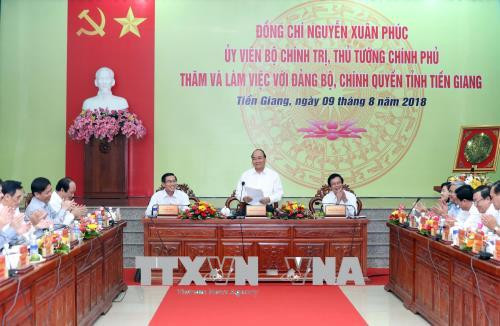 政府总理阮春福:前江省力应在高科技农业等5大支柱上实现发展 ảnh 1 政府总理阮春福:前江省力应在高科技农业等5大支柱上实现发展 ảnh 1
